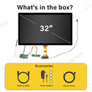 LESOWN M320-A01T 32 inch LCD Panel 1920x1080 IPS Full High Definition Touch Screen LVDS HMDI VGA DC12V 3A Display Module with Driver Board