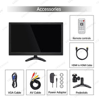 LESOWN N156 Portable Monitor Touchscreen 15.6 inch 1920x1080 Wide Screen HDMI VGA Additional Display