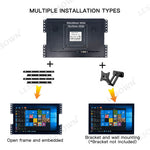 LESOWN E101-C01GBT 10.1 Inch 1280x800 High-brightness display 300cd/m² Embedded Monitor Panel Mount Display for PC TV CCTV