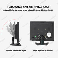 LESOWN N120 12 inch 1024x768 Industrial LCD Monitor 4:3 HDMI AV Small Wide Screen Touch Display