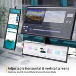 LESOWN P127GHR 12.7 inch Stretched Bar Monitor 100%sRGB 120Hz 2880x864 IPS DIY Strip Secondary Monitor