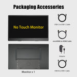 LESOWN P140KPS/P140KMS 14 inch 4K Portable Monitor Wide Screen USB-C Display with Holder for Laptop Phone Xbox PS4 PS5 Switch