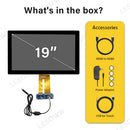 LESOWN M190-B01T 19 inch 1440x900 IPS LCD Capacitive Touch Display HDMI VGA Ultra Wide Screen 1000:1 LVDS Module with Driver Board