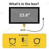 LESOWN M236-A01T Ultra Touch Screen 23.6 inch 1920x1080 Full High Definition Display HDMI VGA LVDS 1000:1 LCD Panel Module for PC Television