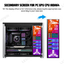 LESOWN P141GMS 14.1 inch Long Portable Monitor 4K Ultra Wide USB C HDMI IPS Laptop PC External LCD Monitor