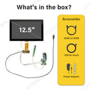 LESOWN M125-A01T 12.5 Touch Widescreen HDMI VGA 1920x1080 Full HD IPS LCD Panel eDP 30PIN Interface Module for Industrial Machines
