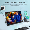 LESOWN P105KPT 10.5" Portable Monitor 1920x1280 IPS 100% sRGB 10-Point Touchscreen USB-C HDMI Lightweight Travel Display with Speakers
