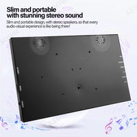 LESOWN P101D-T Small USB C 10.1 inch Monitor 1024x600 Touchscreen Display Aida64 PC Temperature Monitoring