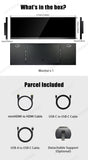 LESOWN P127GHR 12.7 inch Stretched Bar Monitor 100%sRGB 120Hz 2880x864 IPS DIY Strip Secondary Monitor