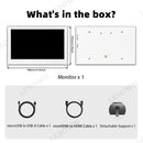 LESOWN P43CW 4.3inch Small HDMI Portable Monitor  800×480with Speakers Portable Temperature Monitoring Display