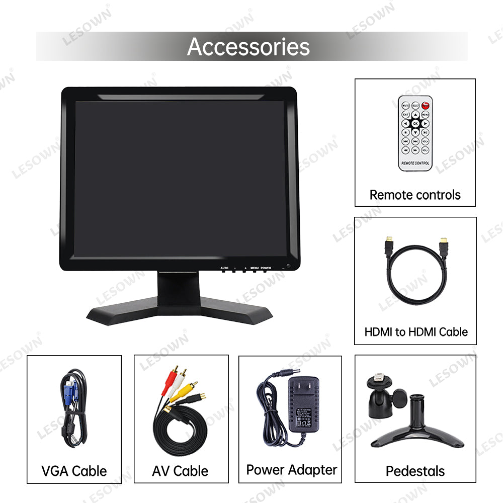 LESOWN N190 19 inch Wide Touch Screen Monitor 1280x1024 Capacitive  16:10 VGA HDMI Secondary Display