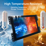 LESOWN E101-C01GBTE Small Embedded 10.1 Inch Display 600-1000cd/m² 1280x800 IPS LCD Screen with VGA/HDMI/USB(touch) for TV CCTV