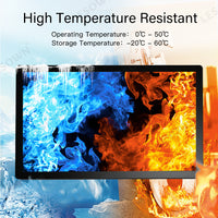LESOWN E270-G01GBT Open Frame 27 Inch Industrial Embedded Win-10 PC Monitor 1920x1080 IPS Panel Mount Display Wide Temperature Range for TV