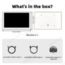 LESOWN P50CW 5-inch Mini Monitor Small White LCD Display: Portable Second Screen for Laptops