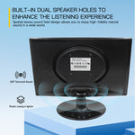 LESOWN N173-E01S 17.3 inch Portable Industrial Monitor 1600x900 VGA Display for Security Cameras