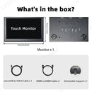LESOWN P50C-T mini Monitor 5 inch IPS 800x480 LCD Touch Screen Display HDMI mini Sub Screen