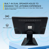 LESOWN N185 Industrial Resistive Capacitive Touch Screen LCD Monitor 18.5 inch  FHD VESA HDMI USB Display