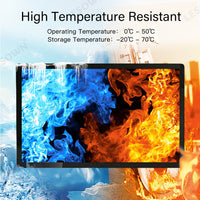 LESOWN E215-C01GBT Embedded 21.5 Inch 1080p Industrial Monitor 1920x1080 IPS Touch Monitor Panel Mount with VGA/HDMI/Audio/USB(touch) for TV