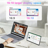 LESOWN P101DP P101DP-T 10.1inch 1280x800 IPS LCD Portable Display Mini Secondary Monitor USB‑C Side Screen Compact Display for Laptop Plug & Play