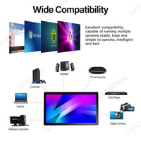 LESOWN E270-G01GBT Open Frame 27 Inch Industrial Embedded Win-10 PC Monitor 1920x1080 IPS Panel Mount Display Wide Temperature Range for TV