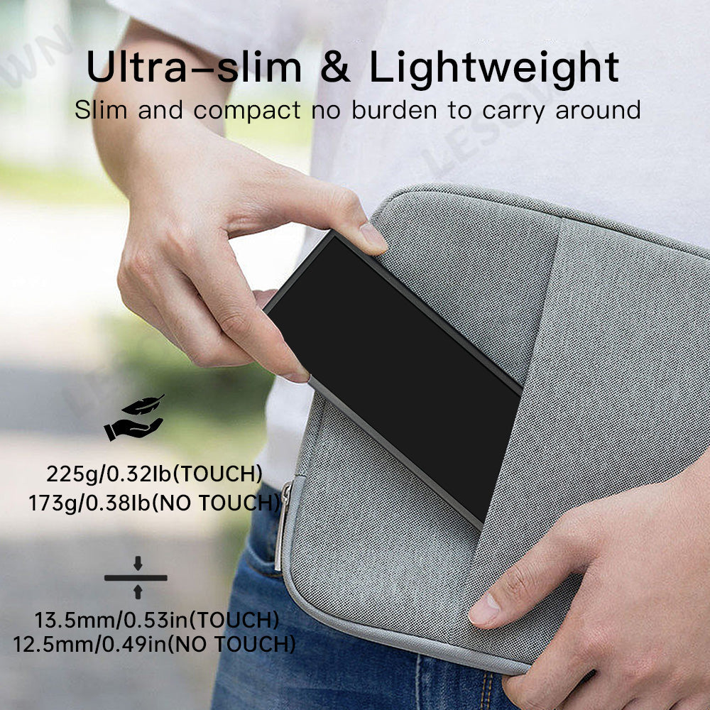 LESOWN P88D-T Touch Screen Long Display 8.8 inch 480x1920 600cd/m2  IPS Wide Extender Screen with Stand