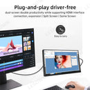 LESOWN P116GPS/P116GPT 11.6 inch Small Portable Monitor Touch FHD 1080P HDMI USB Type C Extend Portable Display