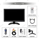 LESOWN N133 Widescreen 13.3 inch Full HD 1920x1080 IPS Screen LCD Monitor Video Input with Speakers