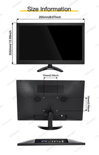 LESOWN N156 Portable Monitor Touchscreen 15.6 inch 1920x1080 Wide Screen HDMI VGA Additional Display