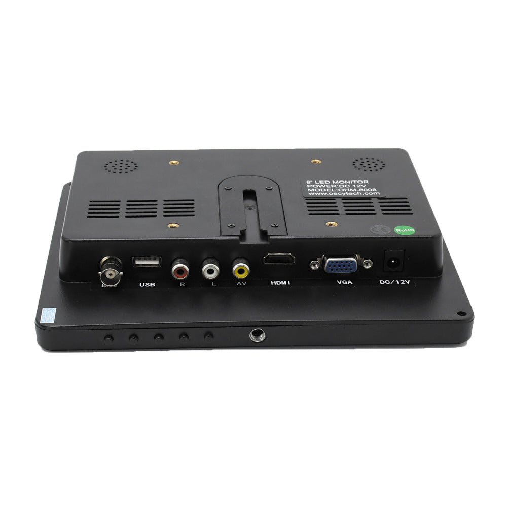 LESOWN N80 8 inch Portable 1024x768 IPS Car Rear View Monitor HDMI AV VGA USB VESA