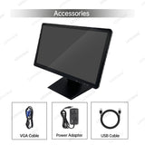 LESOWN N185 Industrial Resistive Capacitive Touch Screen LCD Monitor 18.5 inch  FHD VESA HDMI USB Display