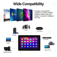 LESOWN E101-C01FET 10.1 Inch 1280x800 IPS LCD Embedded Industrial Monitor Factory Automation Display Panel Mount Display with VGA/HDMI/USB