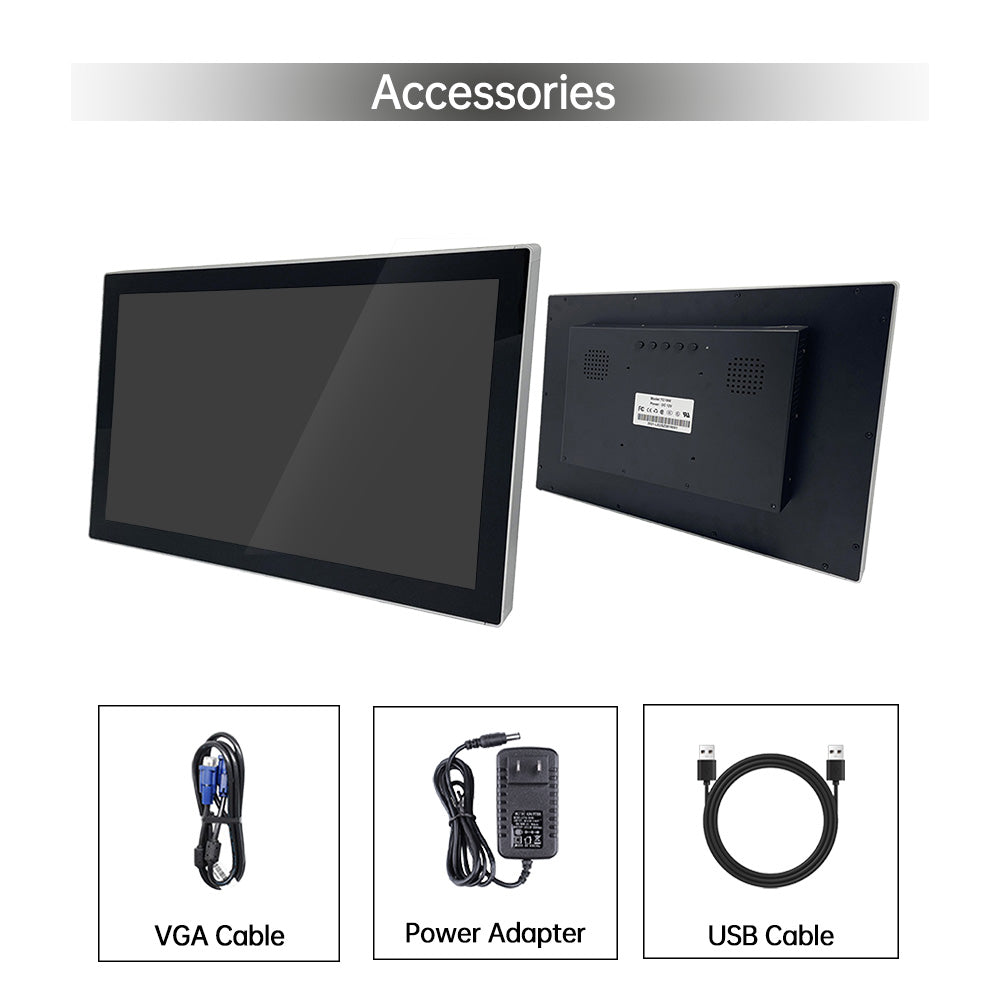 LESOWN N190-E03S/N190-E04T 19 inch Widescreen Industrial Monitor VESA 1440x900 HD Capacitive LCD Screen Display