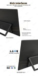LESOWN P133K 13.3 inch 4K Portable Monitor UHD 3840x2160 IPS LCD Touchscreen VESA Extension Display for XBox PS4/5 Switch PC Laptop