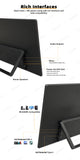 LESOWN P133K 13.3 inch 4K Portable Monitor UHD 3840x2160 IPS LCD Touchscreen VESA Extension Display for XBox PS4/5 Switch PC Laptop