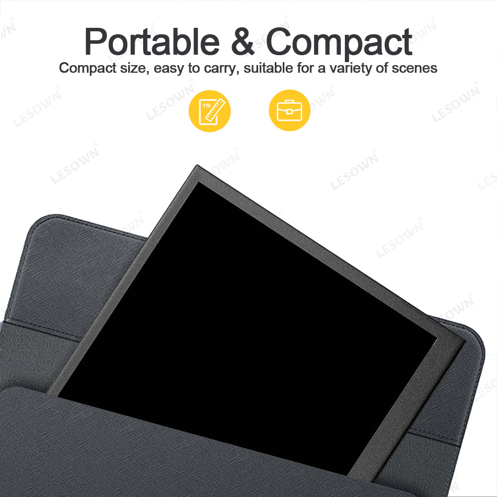 LESOWN P101GHS 10.1inch Small Wide Secondary Monitor 2560x1600 Computer IPS Portable USB External Display