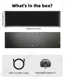 LESOWN P88D-T Touch Screen Long Display 8.8 inch 480x1920 600cd/m2  IPS Wide Extender Screen with Stand