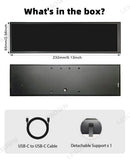 LESOWN P88D-T Touch Screen Long Display 8.8 inch 480x1920 600cd/m2  IPS Wide Extender Screen with Stand
