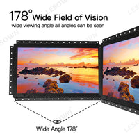 LESOWN E156-C01GBT Open Frame 15.6 Inch Embedded Display 1920x1080 IPS LCD Touch Monitor Panel Mount Wide Temperature Range (-20°C to 70°C)