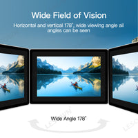 LESOWN E101-C01FET 10.1 Inch 1280x800 IPS LCD Embedded Industrial Monitor Factory Automation Display Panel Mount Display with VGA/HDMI/USB
