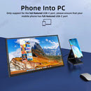 LESOWN P116GPS/P116GPT 11.6 inch Small Portable Monitor Touch FHD 1080P HDMI USB Type C Extend Portable Display