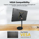 LESOWN P101C 10.1 inch Portable Monitor mini HDMI 1024x600 Portable Display with Speakers for PC Windows