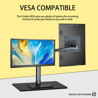 LESOWN P101D 10.1 inch Wide Monitor 1024x600 IPS Monitor with Stand Portable mini Display for Laptop