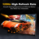 LESOWN P180GPR P180GPTR 18 inch 120Hz Portable USB C HDMI Monitor 1920x1200 Laptop Screen Extender