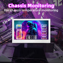 LESOWN P43CW 4.3inch Small HDMI Portable Monitor  800×480with Speakers Portable Temperature Monitoring Display