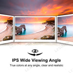 LESOWN 7 inch 1024×600 IPS 5-Point Touchscreen Display with Stand – HDMI/microUSB, Plug & Play N70-A01GWS