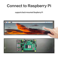 LESOWN P88D-T Touch Screen Long Display 8.8 inch 480x1920 600cd/m2  IPS Wide Extender Screen with Stand