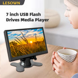 LESOWN MP70S-NGD01A 7.0inch USB Flash Drive Video Advertising Player TFT-LCD 1024x600 IPS Interactive Digital Signage for &nbsp;Kali Raspberry Pi