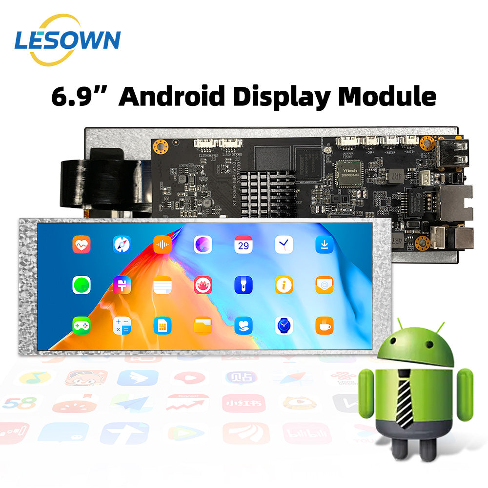 LESOWN MA119-A01S 6.9 inch Android 11 Smart Display RK3566 POE Powered Integrated Screen for Smart Industrial Integration#monitor（副本）