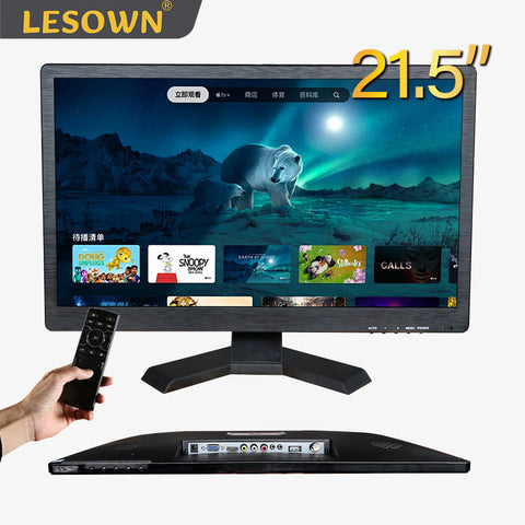 LESOWN N215 Ultra Wide Touchscreen Monitor 21.5 inch 1920x1080 Full HD VGA HDMI Wall Mount VESA Display