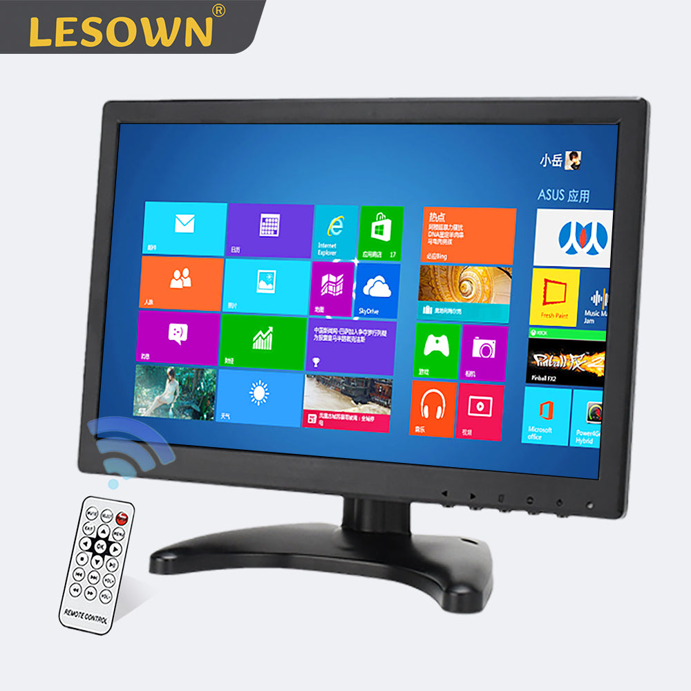 LESOWN N120 Resistive Capacitive Touch Screen Monitor 12 inch 16:10 1280x800 IPS Industrial Embedded